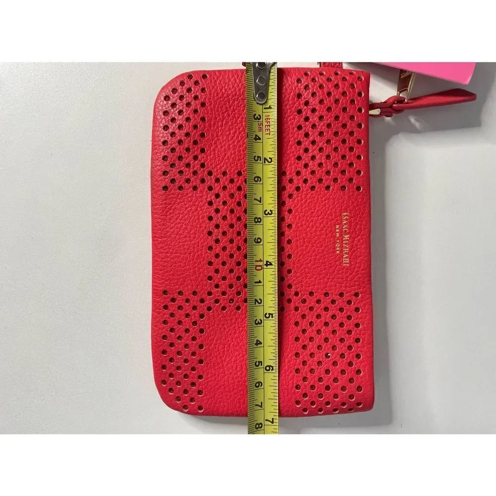 Isaac Mizrahi Watermelon Clutch Wristlet Wallet with zipper